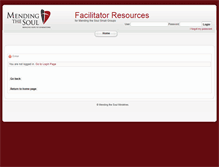 Tablet Screenshot of facilitators.mendingthesoul.org